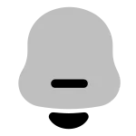Notification Bell Line SVG Icon